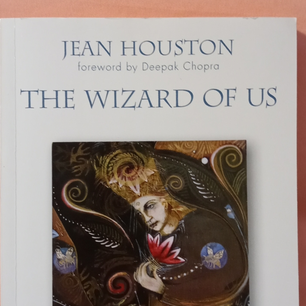 BOOK  THE WIZARD OF US  BY JEAN HOUSTON